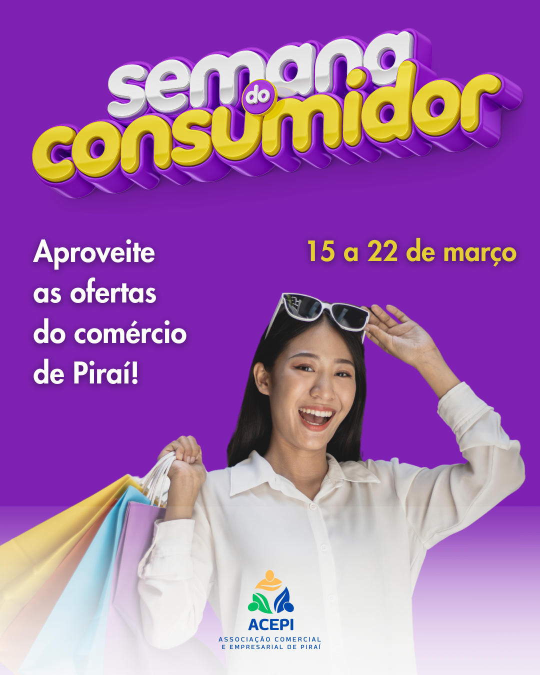 Acepi incentiva participação do comércio de Piraí na Semana do Consumidor