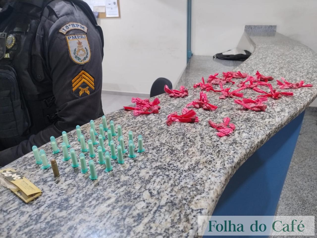 Homem é preso por tráfico de drogas em Piraí 