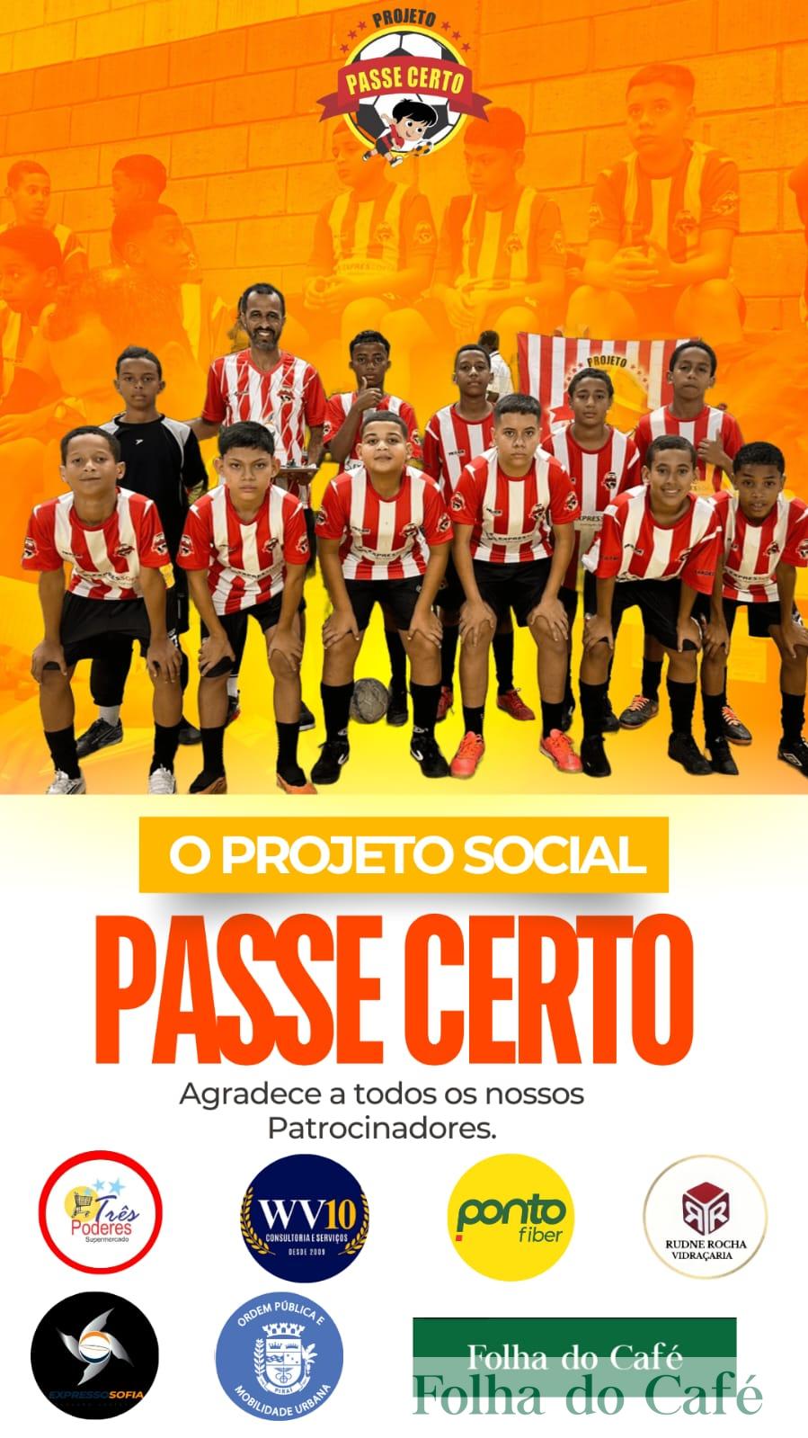 Equipe de Futsal do Projeto 