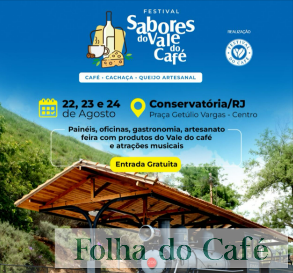 Conservatória recebe Festival Sabores do Vale do Café