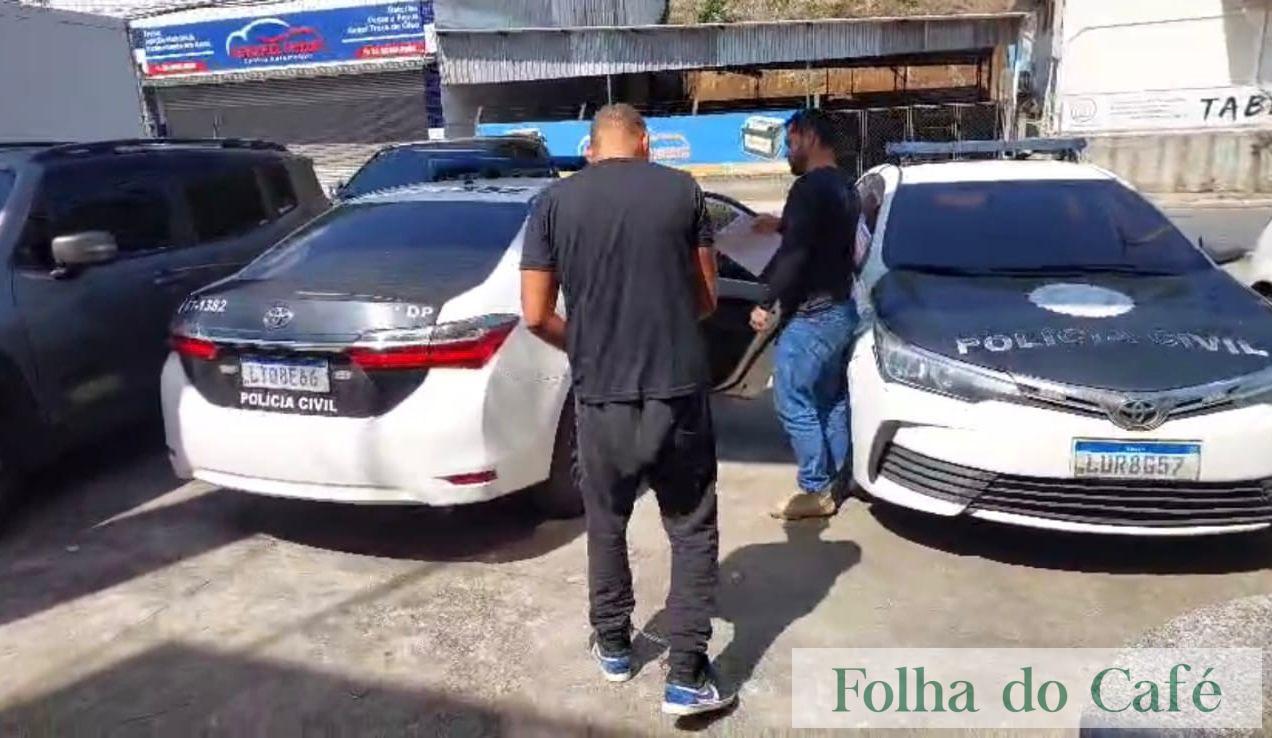 Homem é preso em Piraí por perseguição, ameaças de morte e dano à viatura