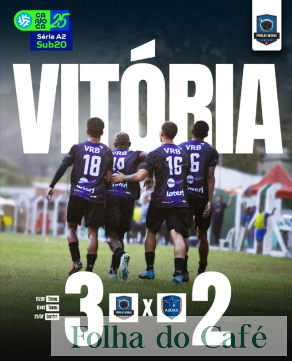 Pérolas Negras vence o Audax por 3 a 2 pelo Carioca A2 Sub-20