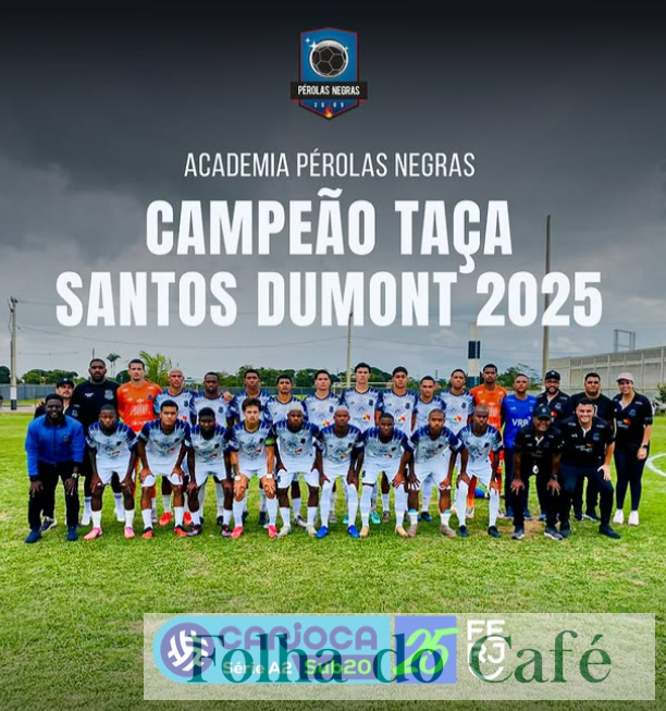 Piraí - Time Sub-20 do Pérolas Negras conquista a Taça Santos Dumont