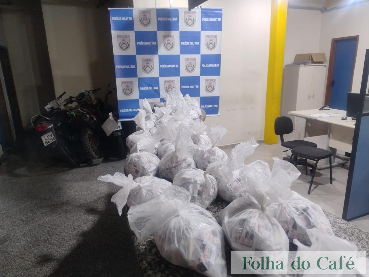 Piraí - Polícia Militar faz grande apreensão de cocaína