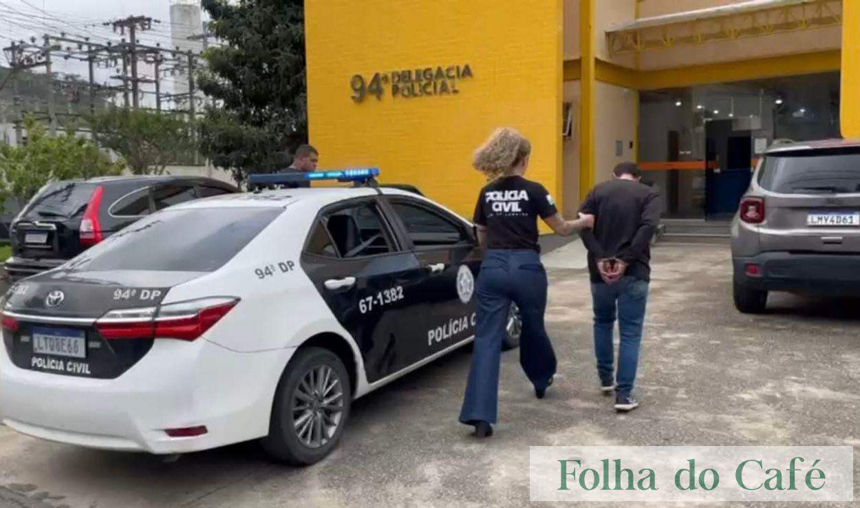 Motoboy é preso após 14 anos de violência psicológica e perseguição contra companheira em Piraí