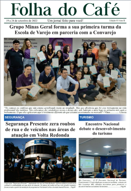 Edição 003 do jornal Folha do Café