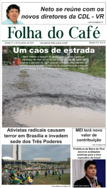 Edição 016 do Jornal Folha do Café