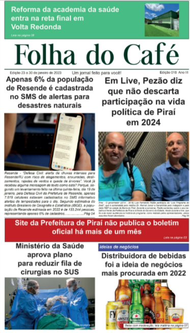 Edição 018 do Jornal Folha do Café