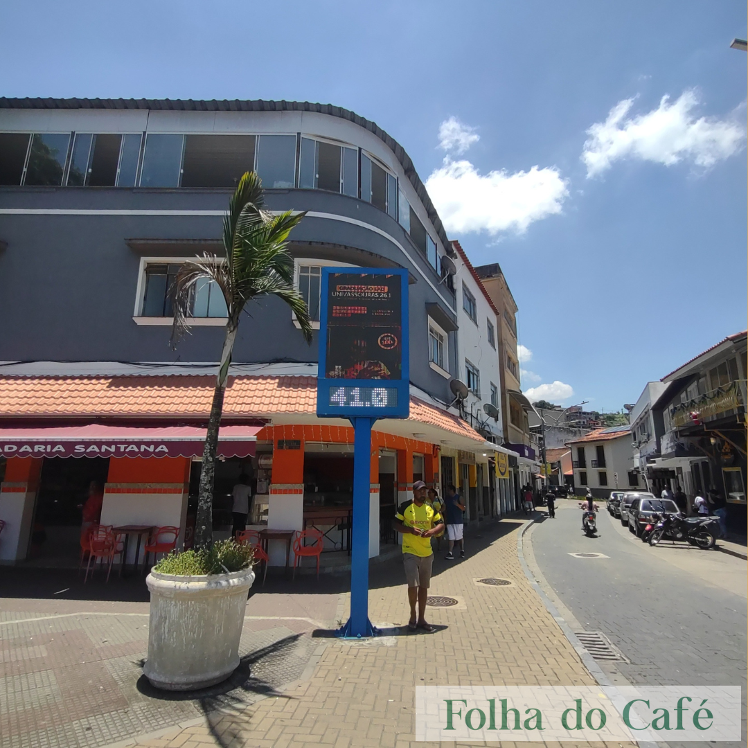 Piraí registra 41 °C ao meio-dia e enfrenta forte onda de calor