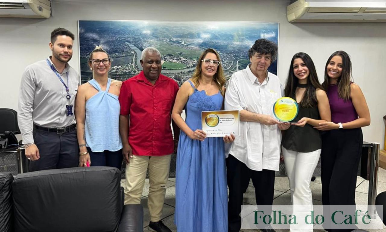 Volta Redonda é Selo Ouro em Transparência Pública e certificação é entregue ao prefeito Neto