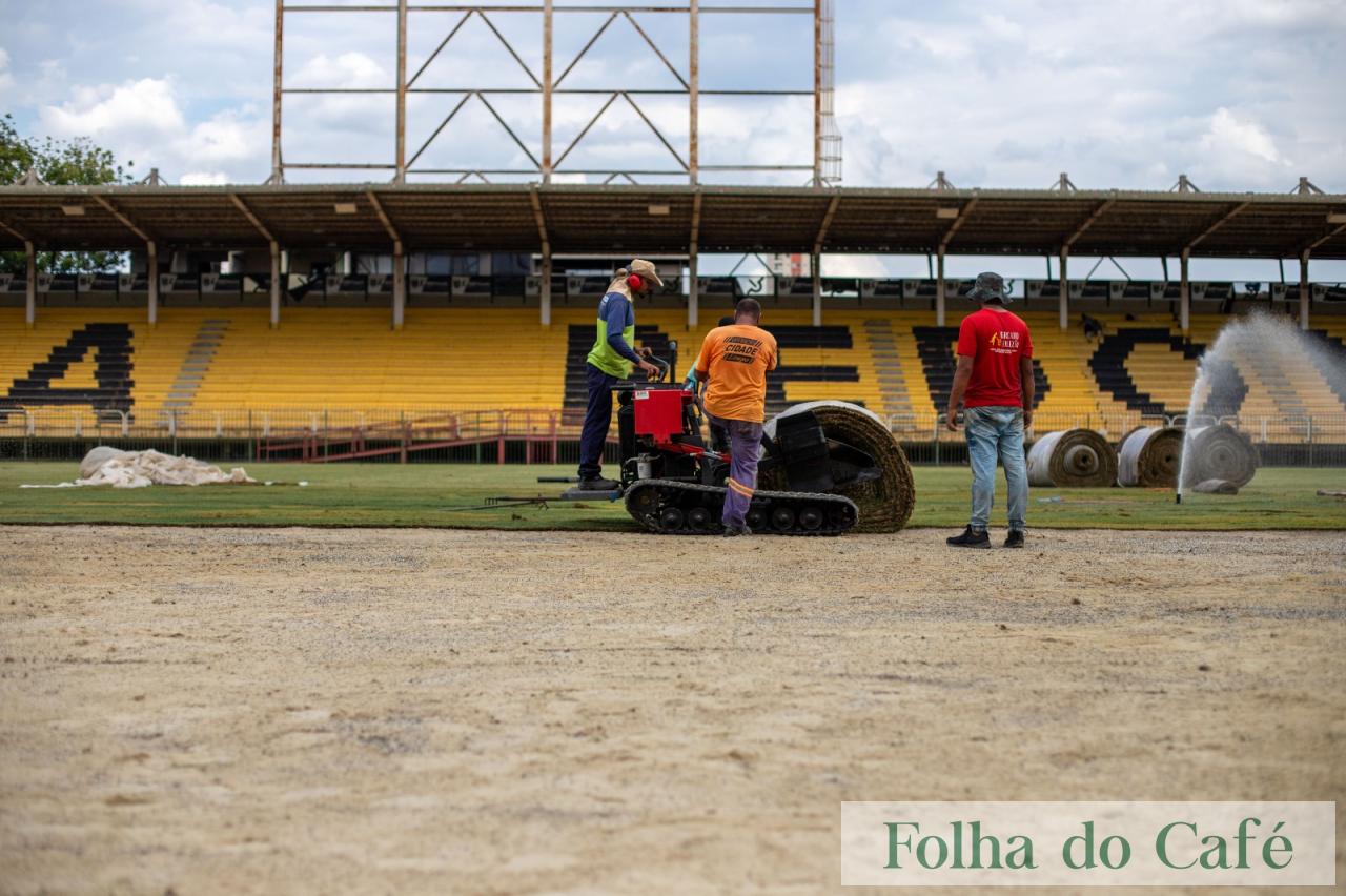 Volta Redonda: Estádio da Cidadania se prepara para receber jogos do Campeonato Carioca