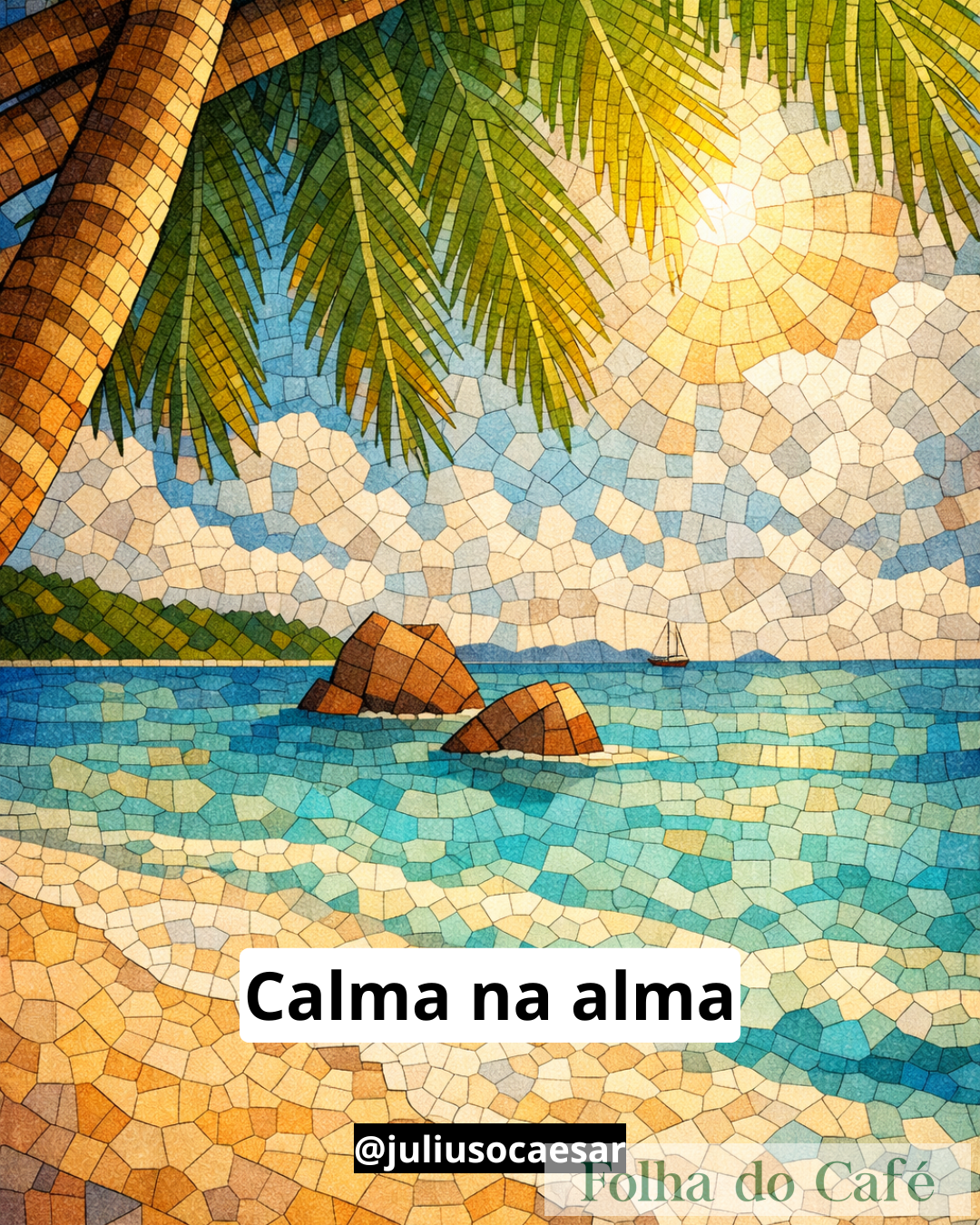 Calma na alma!