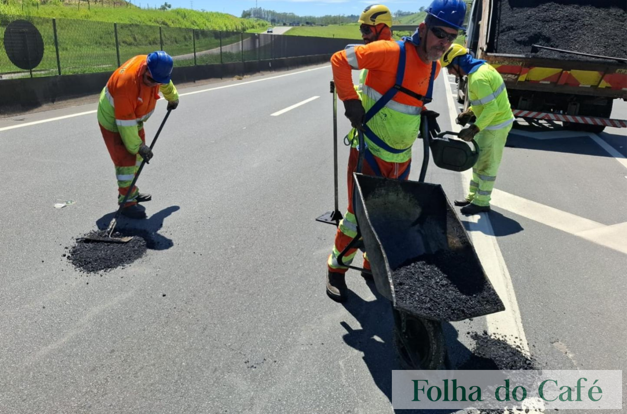 Após período de chuvas, Via Dutra passa por força-tarefa de recuperação do pavimento