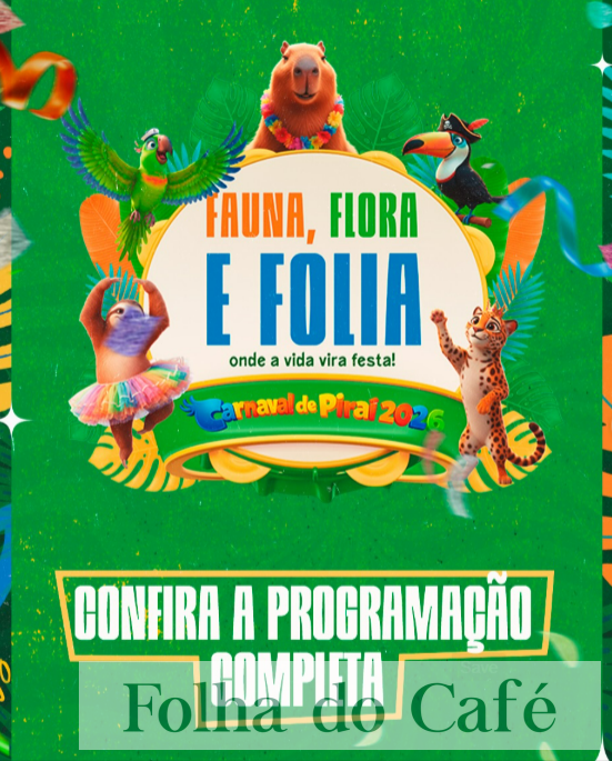 Piraí - Confira a programação completa do carnaval 2026