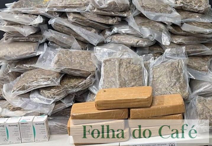 PRF e Polícia Civil apreendem aproximadamente 40 quilos de drogas na Rodovia Presidente Dutra