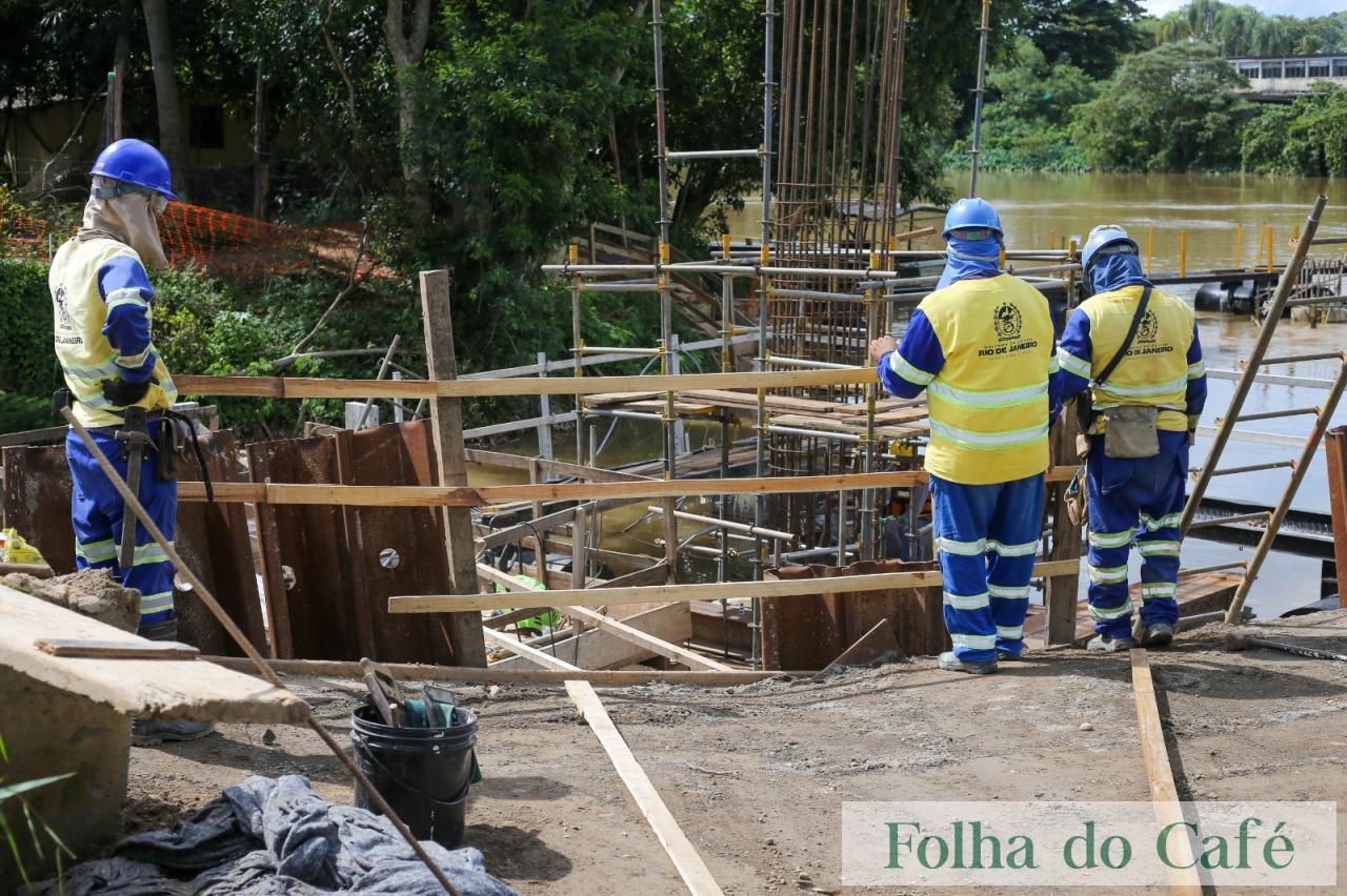 Volta Redonda: Construção da nova ponte sobre o rio Paraíba do Sul entra em nova fase de execução