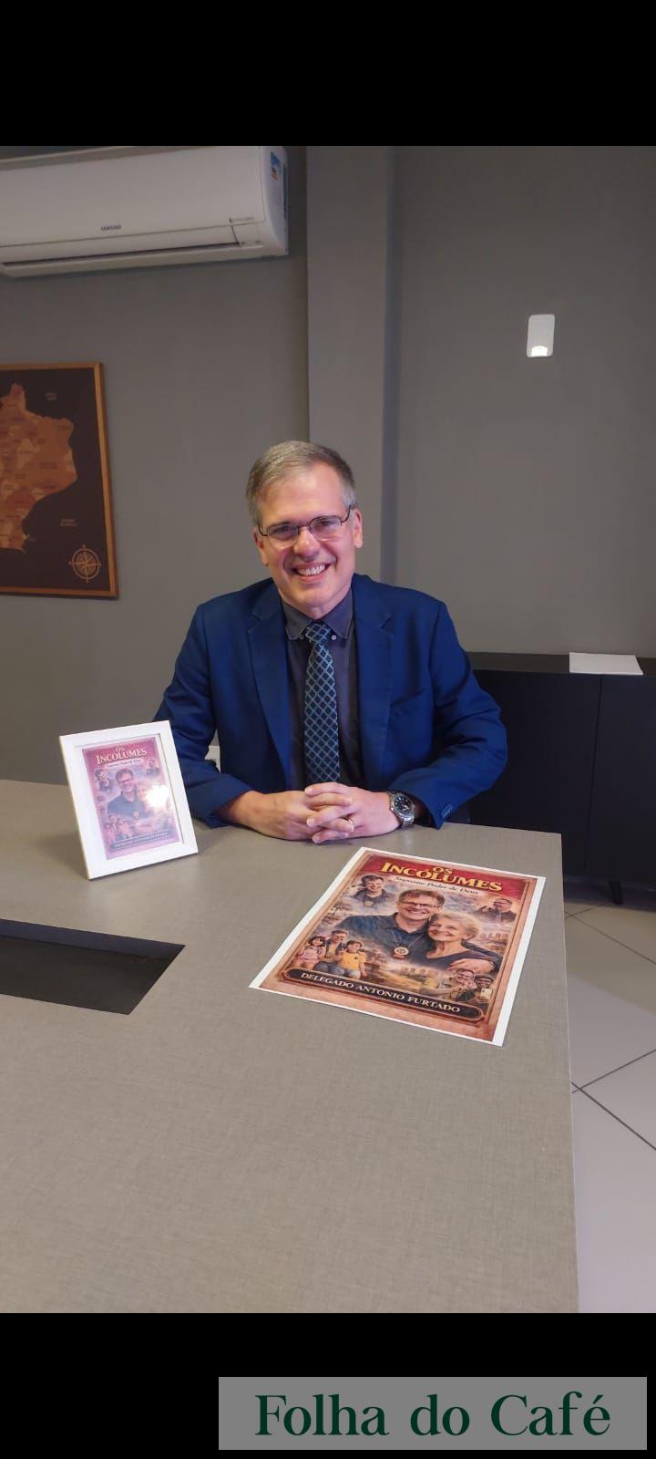 Delegado Antonio Furtado estreia na literatura com romance que une fé, suspense e superação