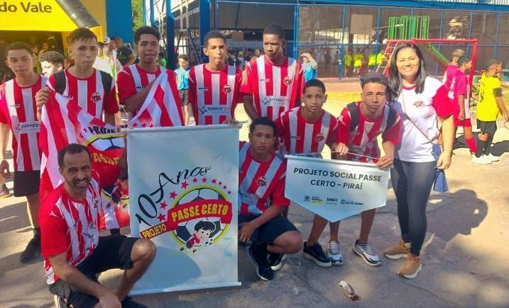 Projeto Social Passe Certo participa pelo segundo ano consecutivo da Copa Diarinho, em Volta Redonda