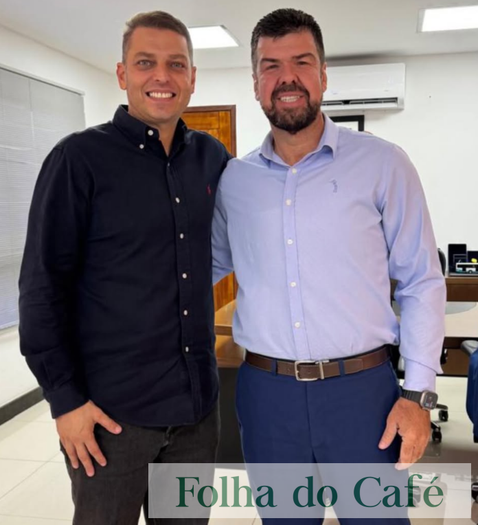 Em pré-campanha, Betão Pezão é recebido pelo prefeito de Macaé, Welberth Rezende