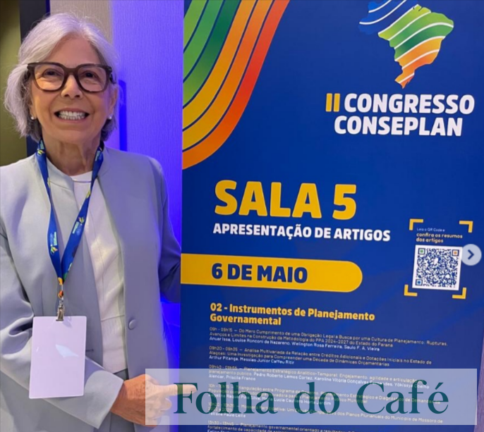 Piraí - Maria Lúcia representa o município em congresso nacional com artigo selecionado para apresentação