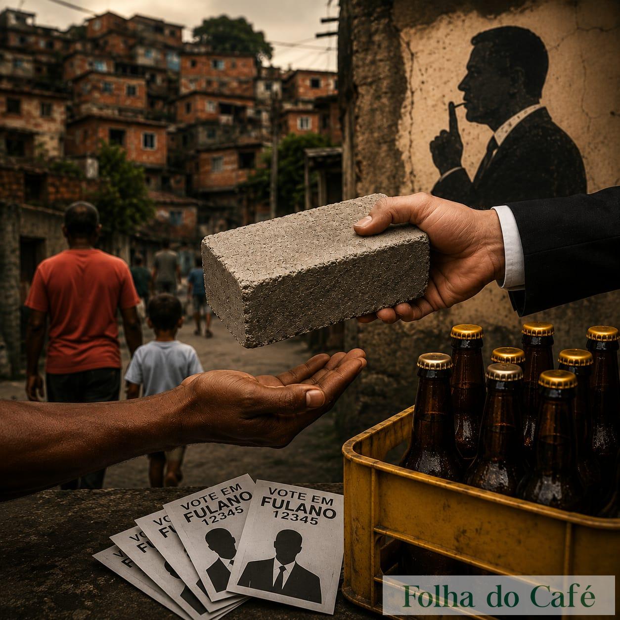 CIMENTO, CERVEJA E SILÊNCIO: O PREÇO BARATO DA CONSCIÊNCIA