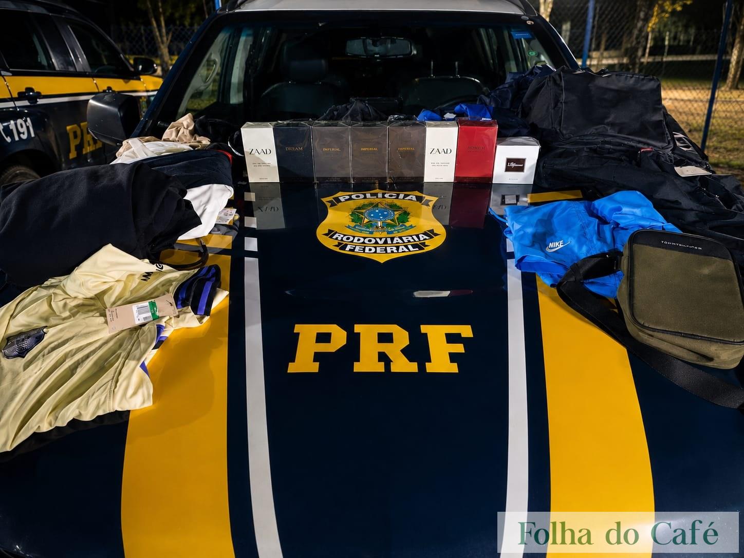 PRF e Polícia Civil recuperam produtos furtados e detêm quatro pessoas em Volta Redonda