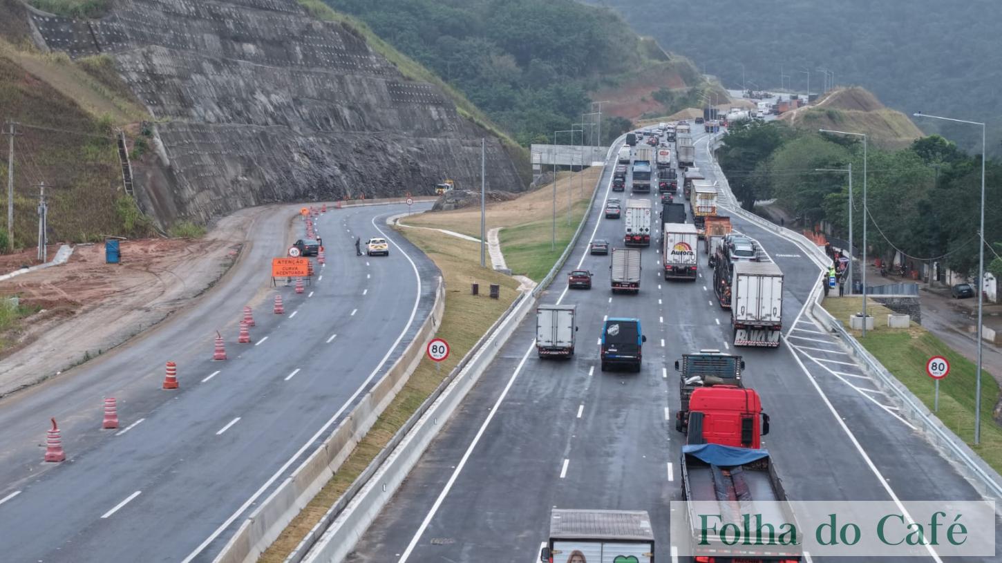 Primeiro trecho da nova pista de subida da Serra das Araras é liberada