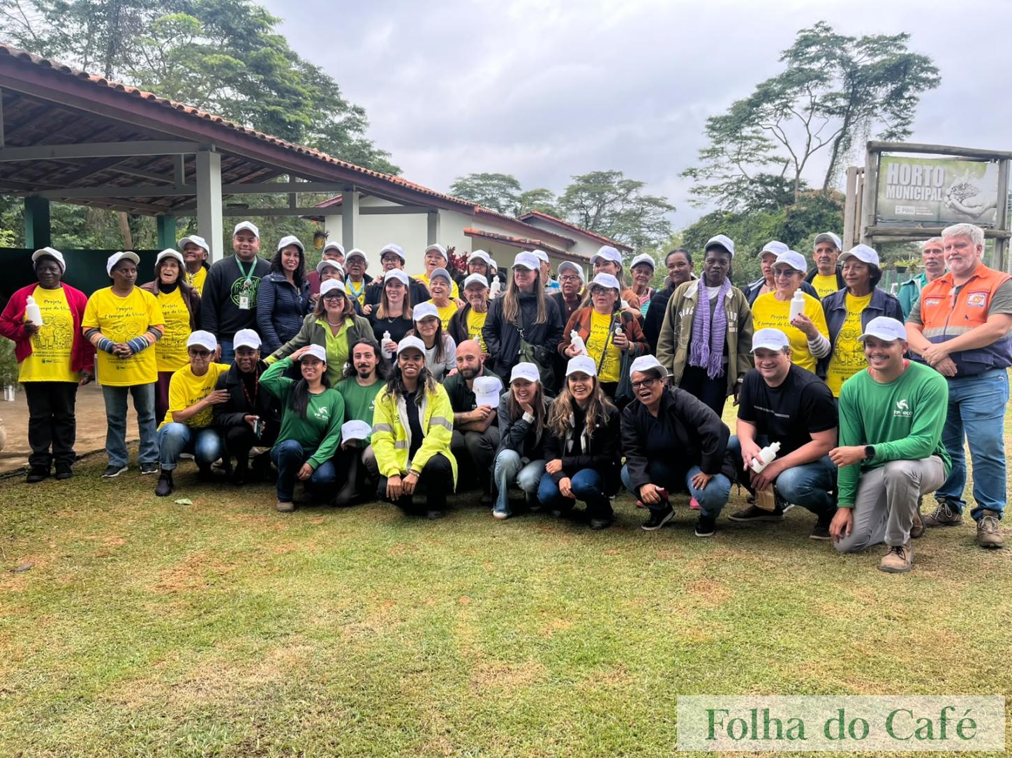 RioSP e Instituto Motiva promovem ação de educação ambiental com participantes do CAPS e do Centro de Convivência de Idosos em Piraí