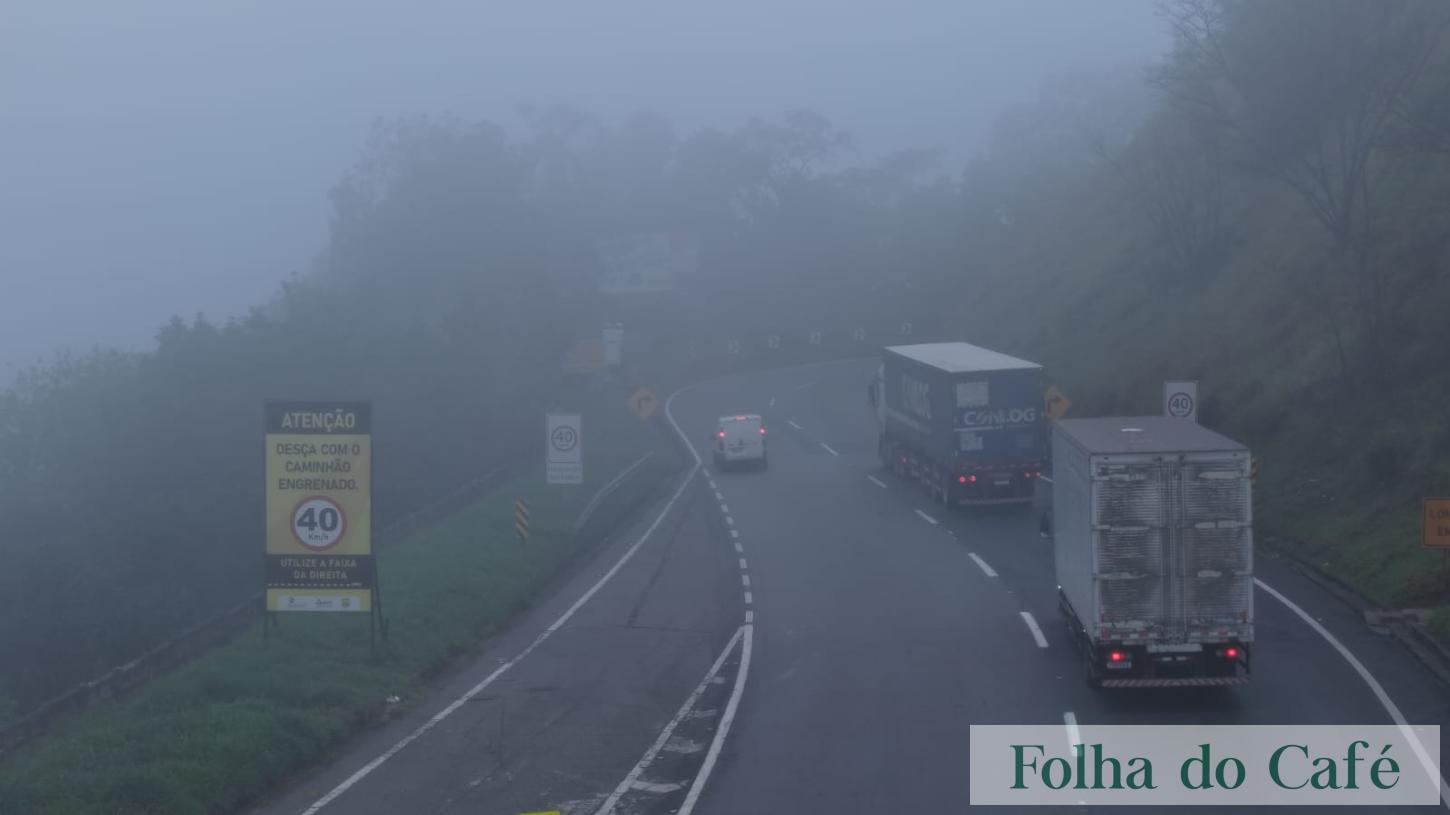 Neblina exige atenção redobrada dos motoristas durante o inverno