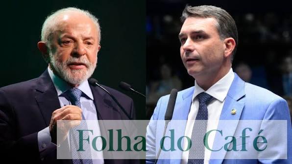 BTG/Nexus: Lula e Flávio Bolsonaro estão empatados 