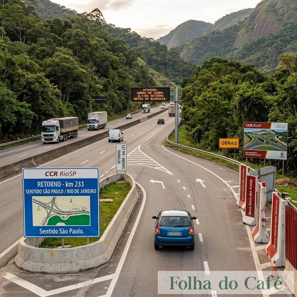 CCR atualiza situação sobre situação do retorno no km 233