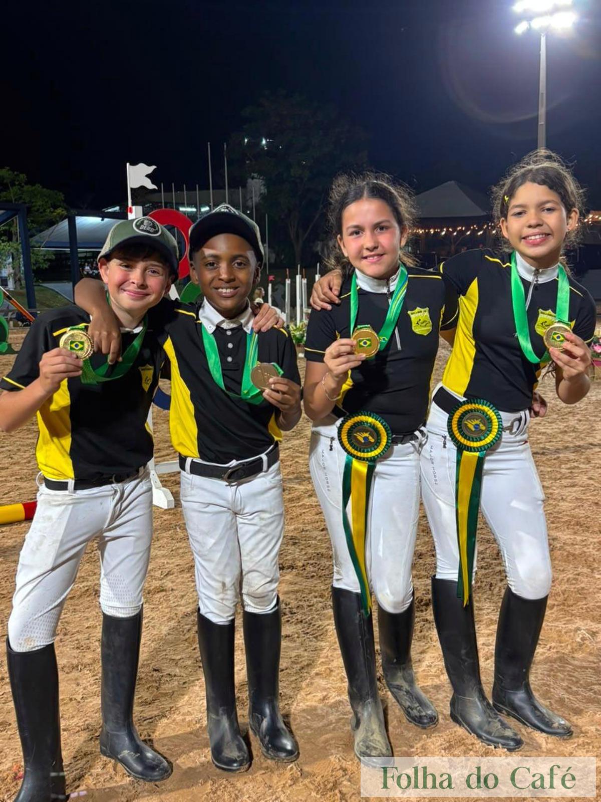 Escola Municipal de Hipismo de Volta Redonda conquista nove medalhas no Campeonato Brasileiro de Iniciantes