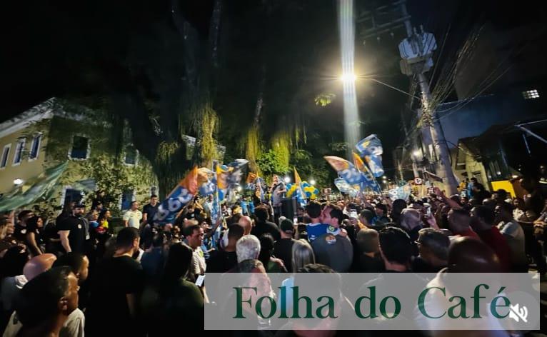 Piraí - Multidão toma conta do centro da cidade na inauguração do comitê de campanha de Betão Pezão
