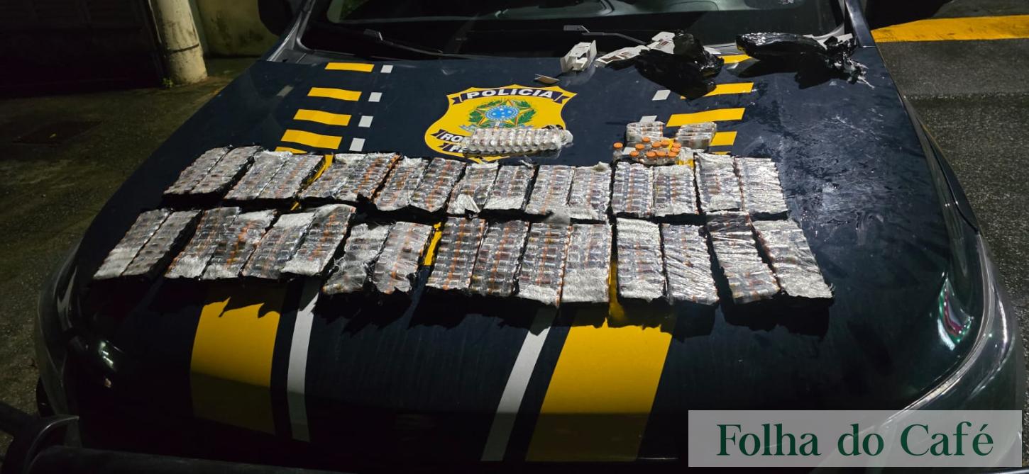 PRF apreende mais de 600 frascos de medicamentos emagrecedores na Dutra