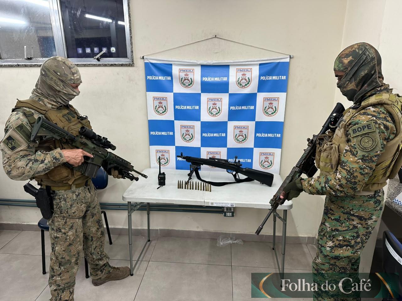 Bope intervém em confronto entre facções no Monte Castelo e apreende fuzil 