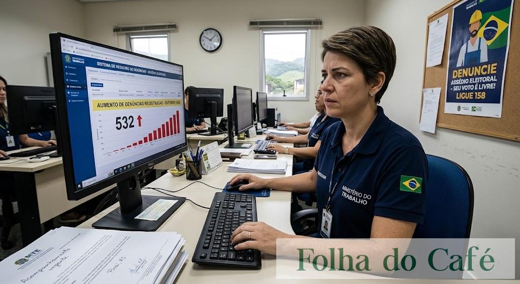 Ministério do Trabalho registra aumento de denúncias de assédio eleitoral em relação a 2022 e 2024