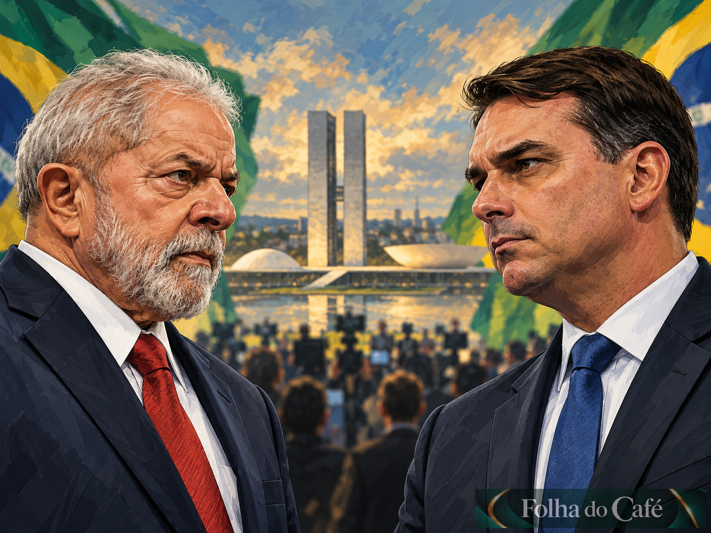 Pesquisa Quaest aponta empate técnico entre Flávio Bolsonaro e Lula no segundo turno
