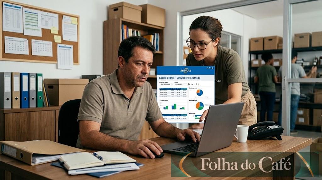 Sebrae lança simulador que auxilia empresário a reformular escala da equipe após o fim da 6×1