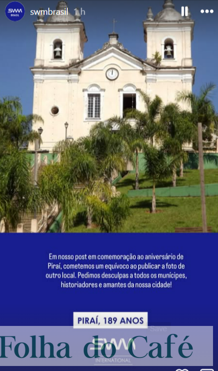SWM do Brasil pede desculpas aos amantes de Piraí 