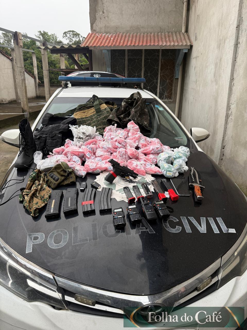 Volta Redonda: operações de segurança registram prisões, apreensões de drogas e armamentos após invasão ao Complexo Vila Brasília