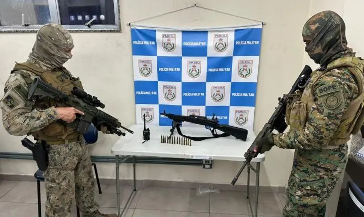 Bope intervém em confronto entre facções no Monte Castelo e apreende fuzil 
