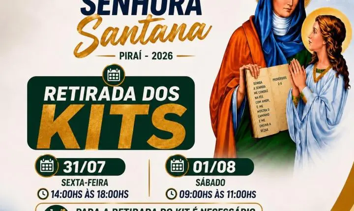 Corrida da Senhora Santana divulga datas para retirada dos kits em Piraí