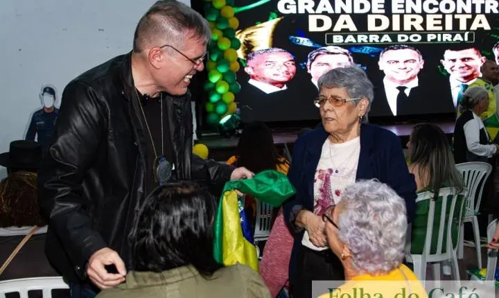 Delegado Antonio Furtado confirma candidatura a deputado federal em Grande Encontro da Direita em Barra do Piraí