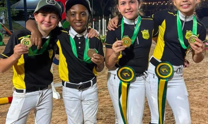 Escola Municipal de Hipismo de Volta Redonda conquista nove medalhas no Campeonato Brasileiro de Iniciantes