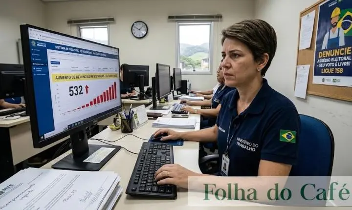 Ministério do Trabalho registra aumento de denúncias de assédio eleitoral em relação a 2022 e 2024
