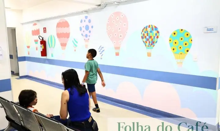 Pediatria do Clínicas Sul ganha mais cor com pintura artística