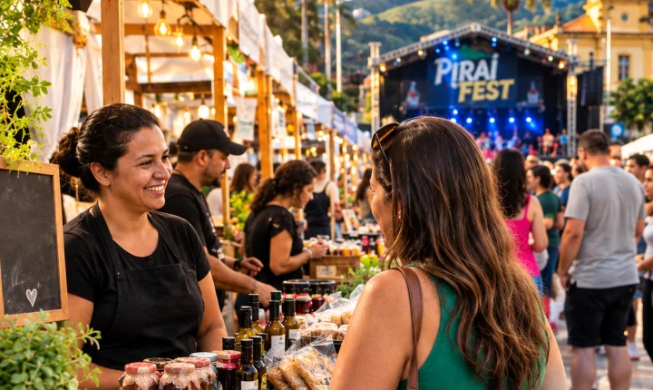 Pequenos negócios ganham espaço no 21º Piraí Fest