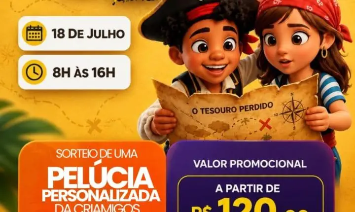 Piraí - Colônia de férias temática leva caça ao tesouro ao Hotel Fazenda Seleto 