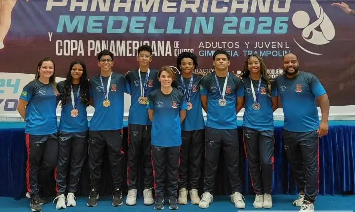 Piraí é campeão pan-americano de Ginástica de Trampolim 