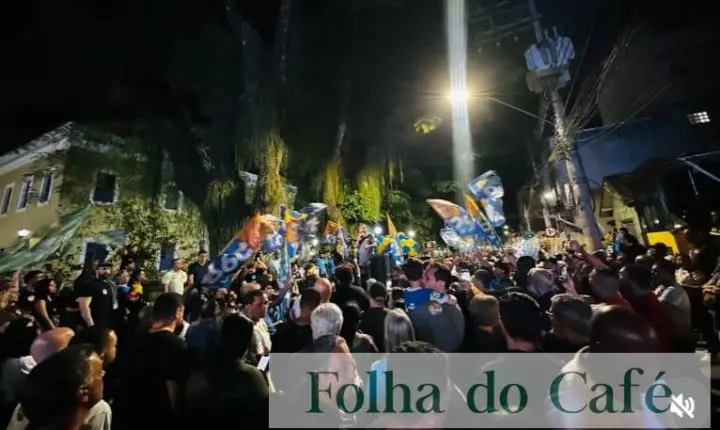 Piraí - Multidão toma conta do centro da cidade na inauguração do comitê de campanha de Betão Pezão